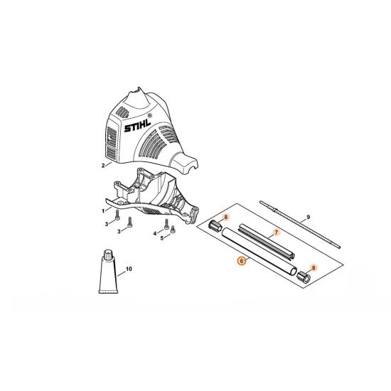 STIHL  Wysięgnik Ø 25,4 mm 4601 710 7101